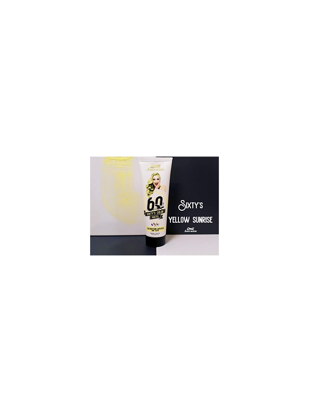 Hairgum SIXTYS COLOR colore per capelli giallo alba 60ml unisex