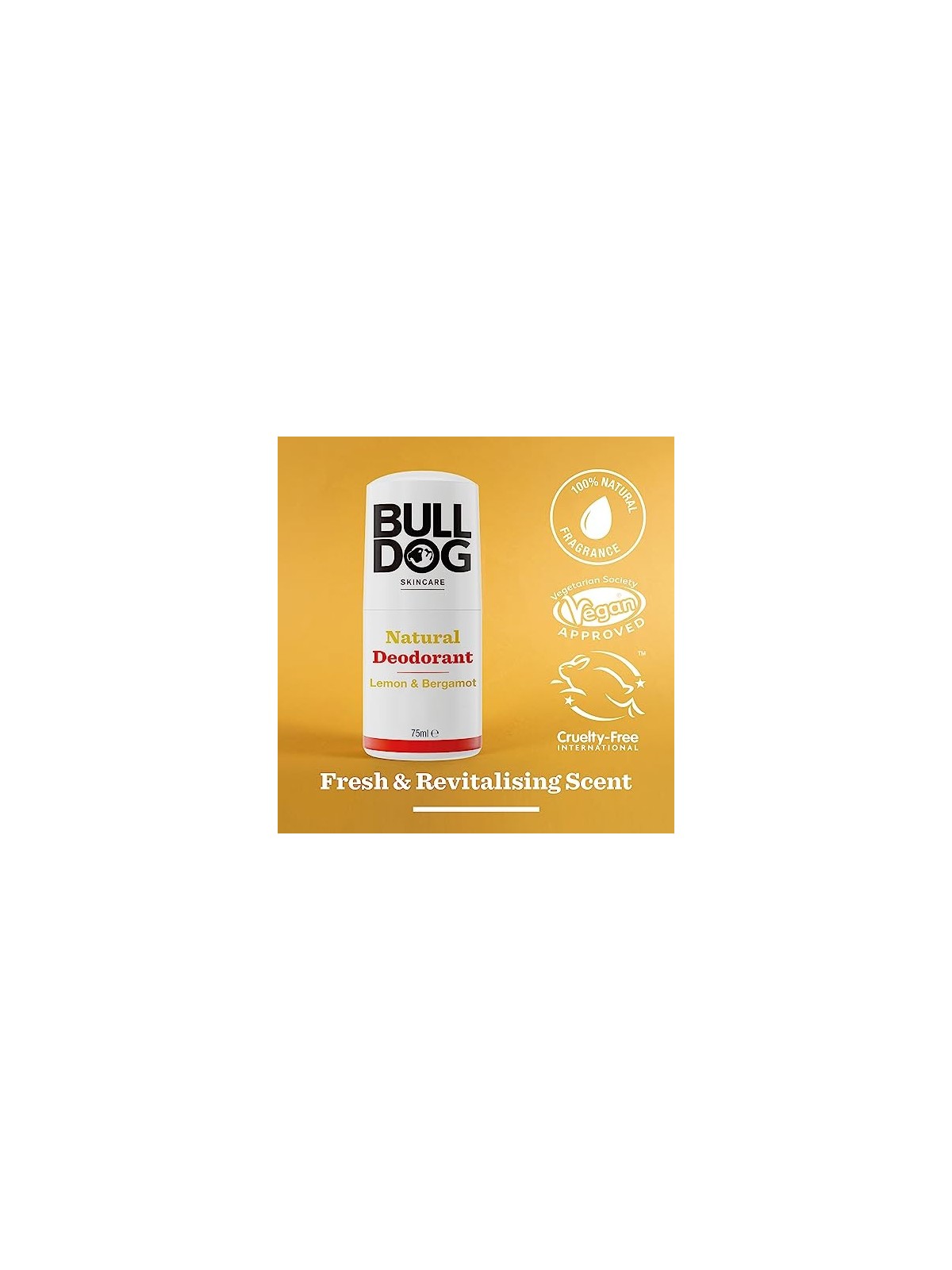 Bulldog Deodorante Naturale Limone Bergamotto Uomo 75ml