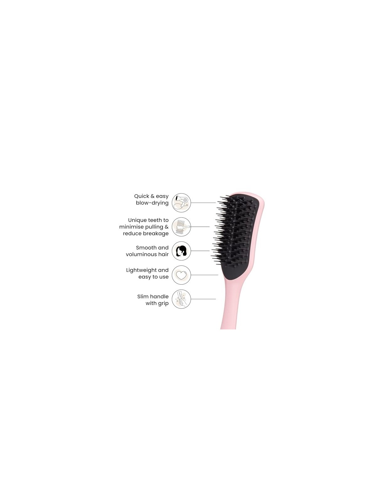 Tangle Teezer Spazzola per capelli Easy Dry Go donna 1 unit Tickled Pink