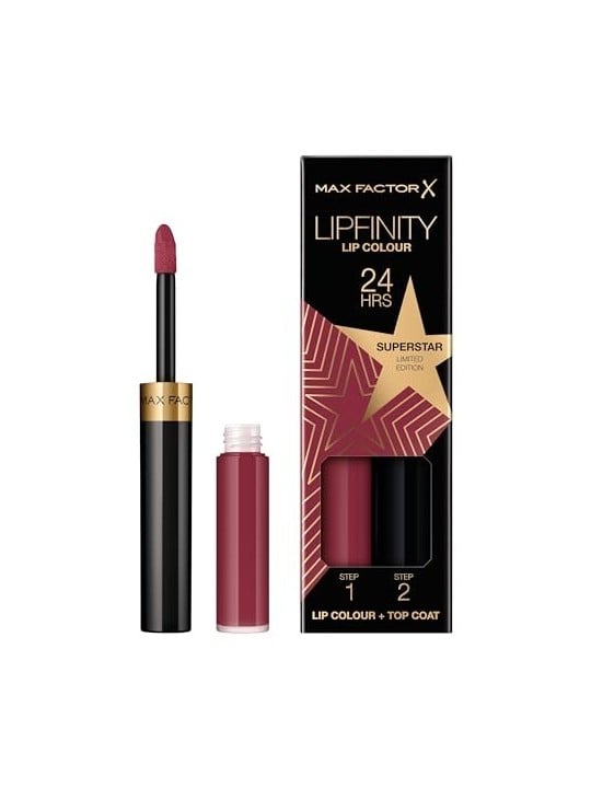 Max Factor Lipfinity 24HRS Rossetto a lunga tenuta 42 g donna 086 Superstar