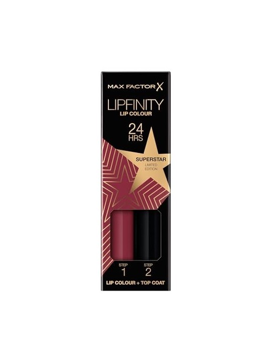 Max Factor Lipfinity 24HRS Rossetto a lunga tenuta 42 g donna 086 Superstar