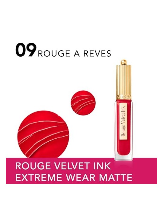 Bourjois Rouge Velvet Ink Rossetto Liquido 3 5 ml 09 donna