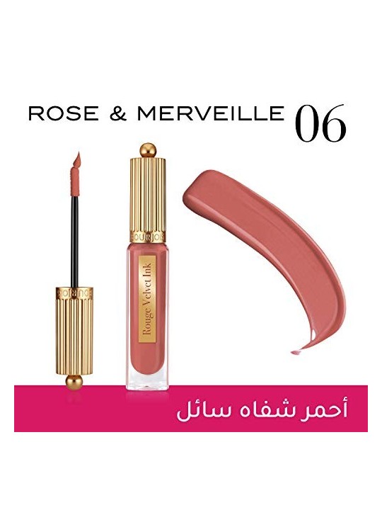 Bourjois Rouge Velvet Ink Rossetto liquido 35 ml donna 06 Rose Merveille