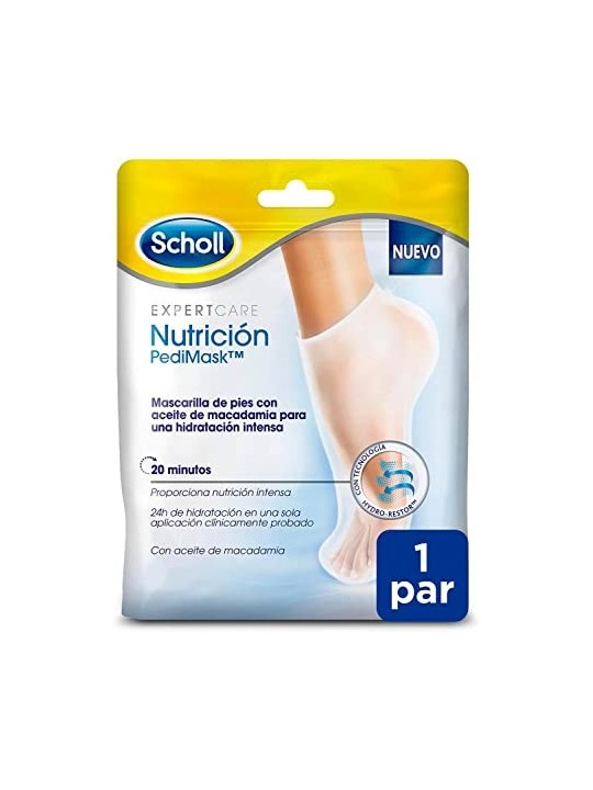 Scholl Maschera Nutriente per Piedi 1 Paio Unisex