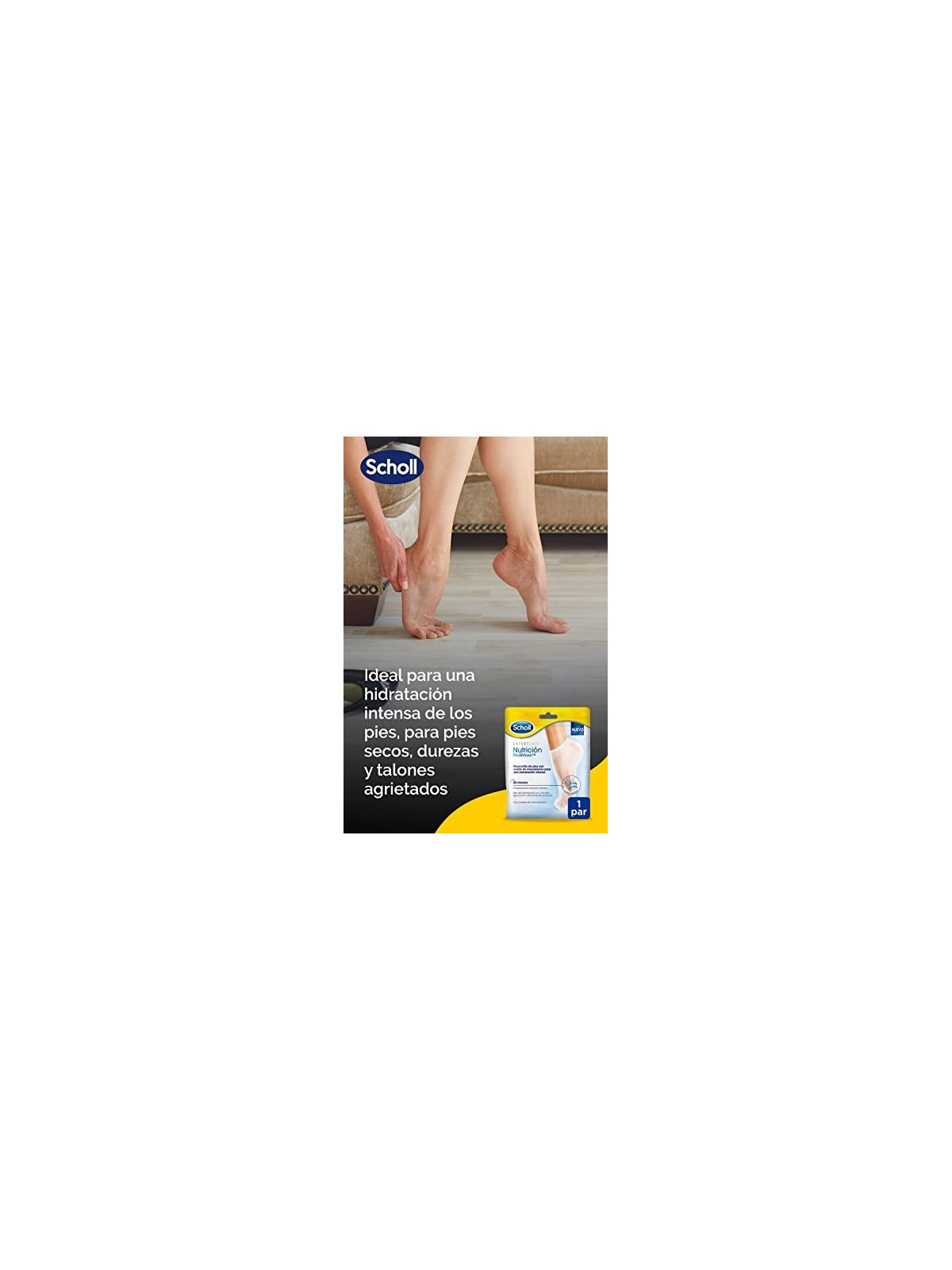 Scholl Maschera Nutriente per Piedi 1 Paio Unisex