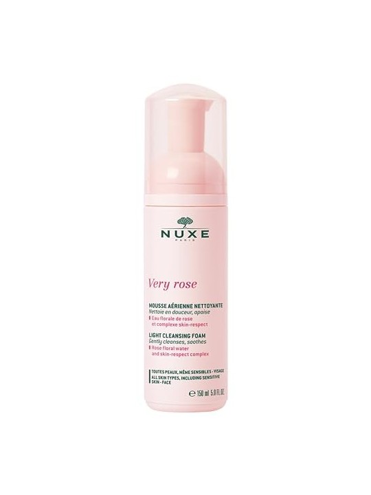 Nuxe Very Rose Light Cleansing Foam donna 150ml All Skin Types, Including Sensitive, Skin-Face Nuxe www.essenzetotalstyle.com 