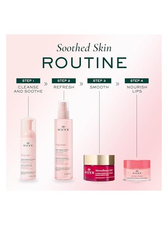 Nuxe Very Rose Light Cleansing Foam donna 150ml All Skin Types, Including Sensitive, Skin-Face Nuxe www.essenzetotalstyle.com 