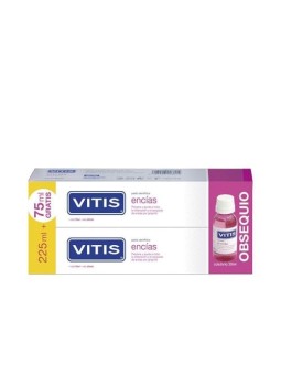 VITIS Pasta Dentrifricia Gomma 2x150ml Unisex