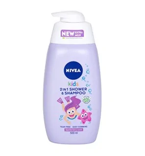 Nivea Shampoo Doccia 2 in 1 Baby gel doccia e shampoo 2 in 1 allaroma dei frutti di bosco donna 500ml