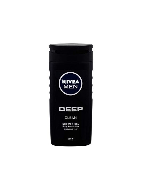 Gel doccia uomo Nivea Deep Clean 250ml