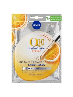 Maschera in tessuto Nivea Q10 Plus C 10 minuti Donna