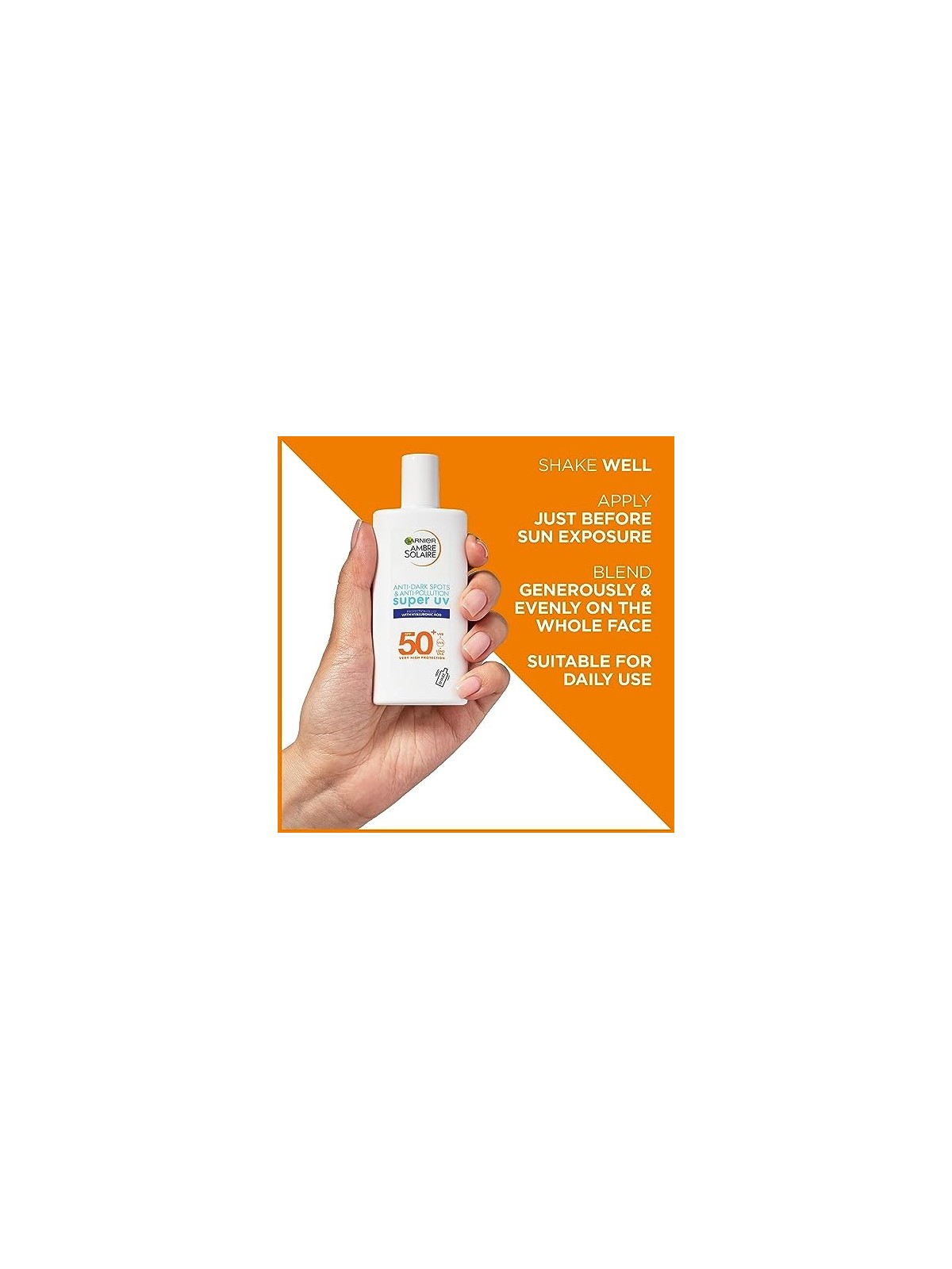 GARNIER Ambre Solaire Fluido Super Protezione UV SPF50 donna 40ml