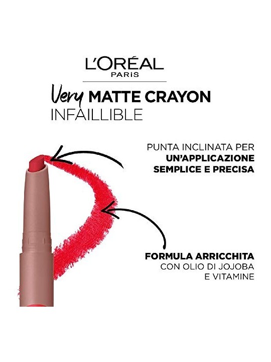 L'Orï¿½ï¿½al Paris INFALLIBLE matita per labbra opaca 113 brulee