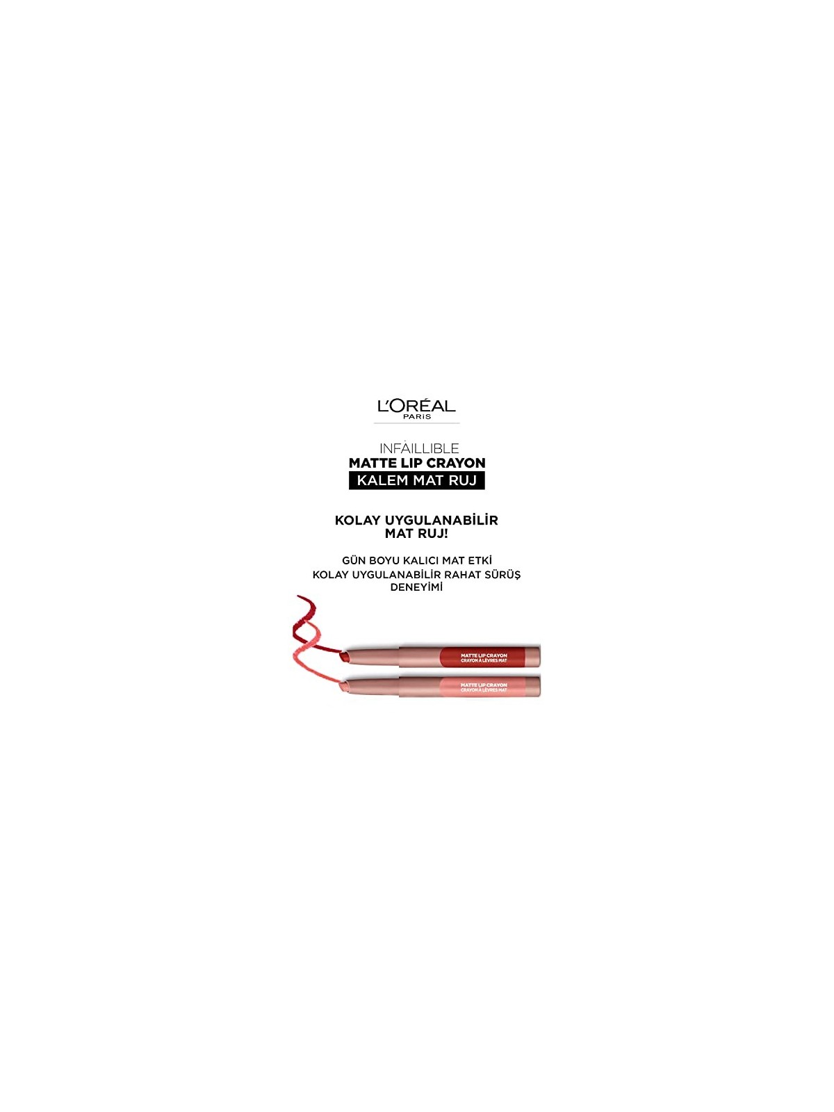 L'Orï¿½ï¿½al Paris INFALLIBLE Matte Lip Crayon 106-Mon Cinnamon