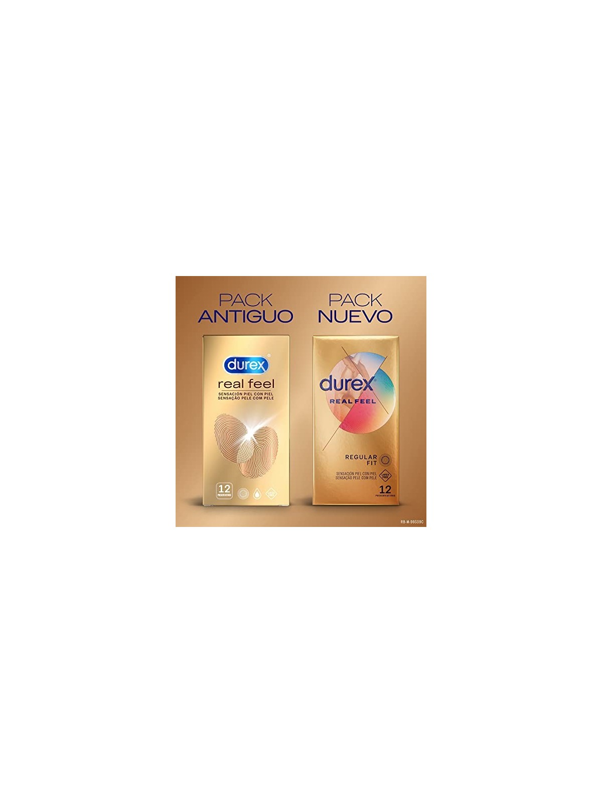 Durex REAL FEEL preservativi pelle su pelle 12 unit uomo