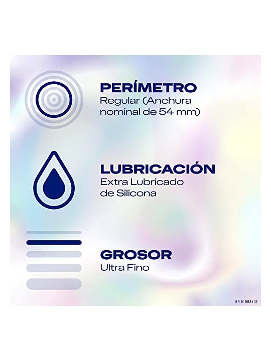 Durex INVISIBLE preservativi extra lubrificati 12 unit uomo