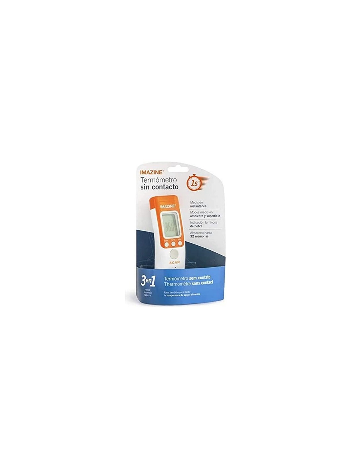 Imazine TERMOMETRO NONCONTACT 3 in 1 1 unit unisex