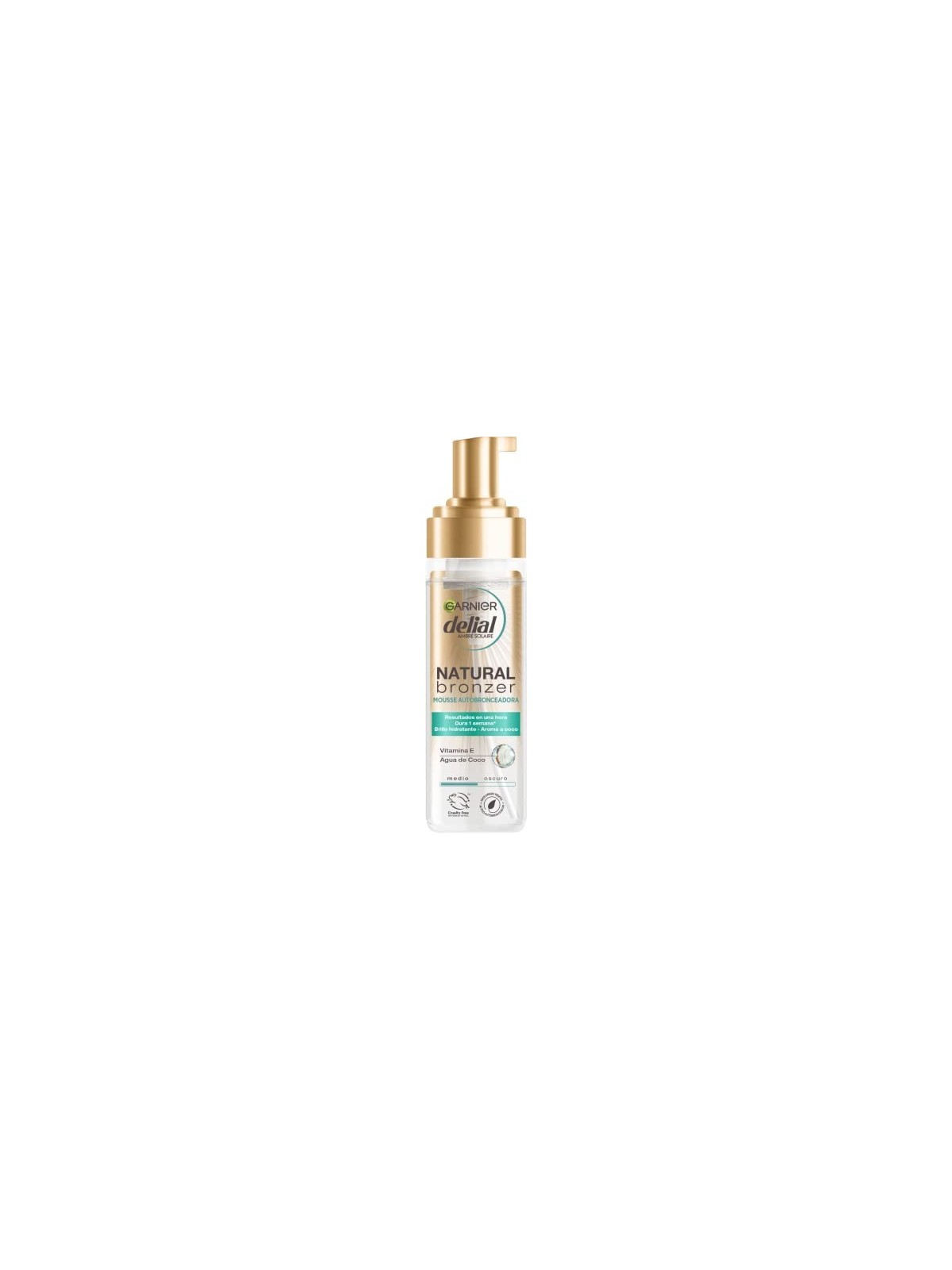 GARNIER NATURAL BRONZER mousse autoabbronzante 200ml unisex
