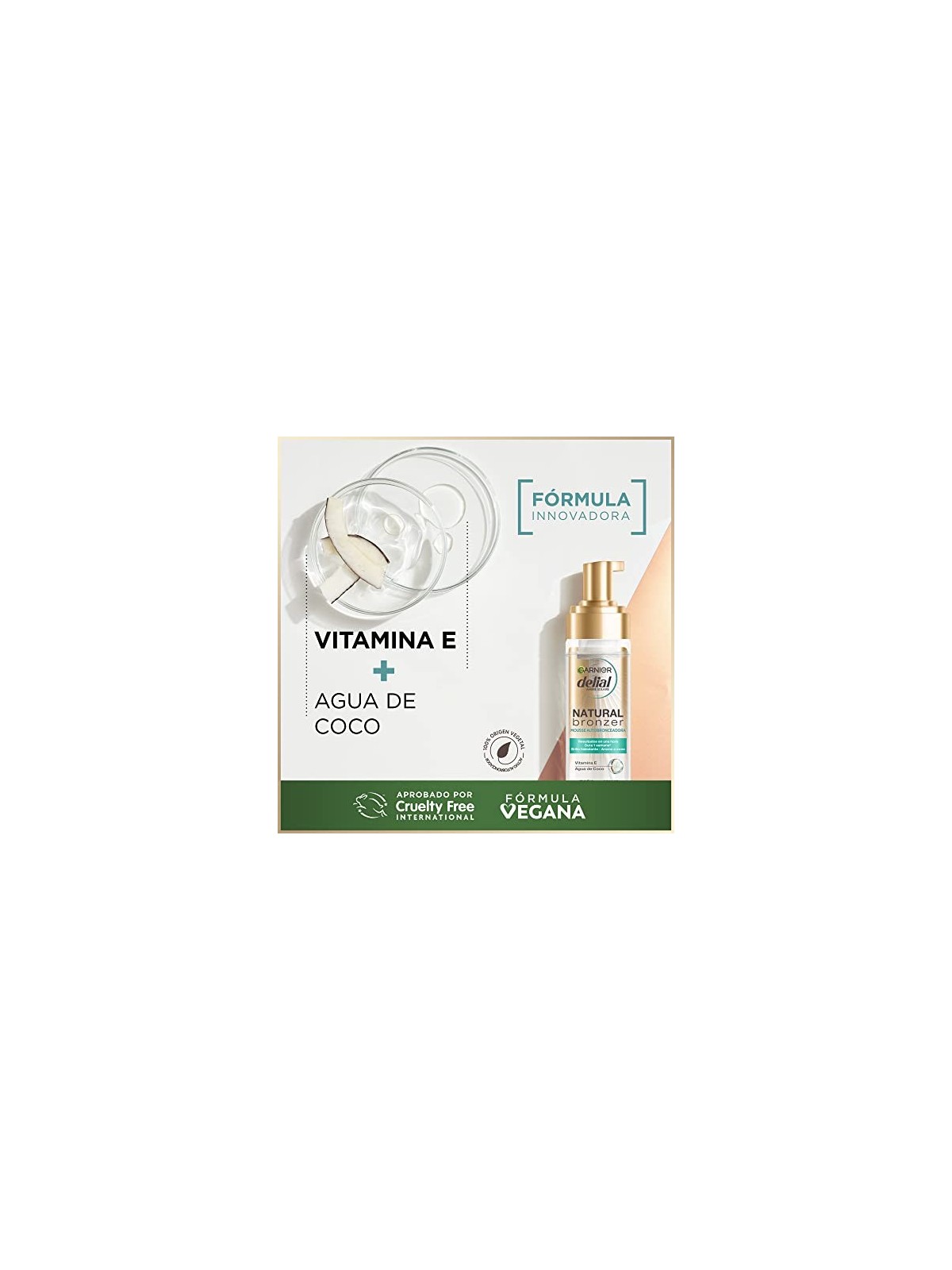 GARNIER NATURAL BRONZER mousse autoabbronzante 200ml unisex