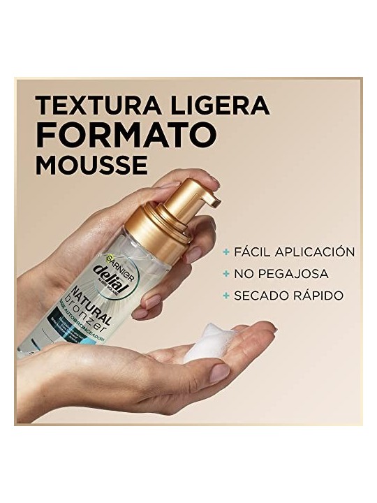 GARNIER NATURAL BRONZER mousse autoabbronzante 200ml unisex