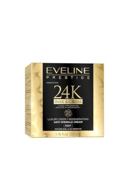 Eveline Cosmetics 24k SnailCaviar Anti-Wrinkle Night Cream