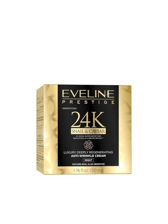 Eveline Cosmetics 24k SnailCaviar Anti-Wrinkle Night Cream