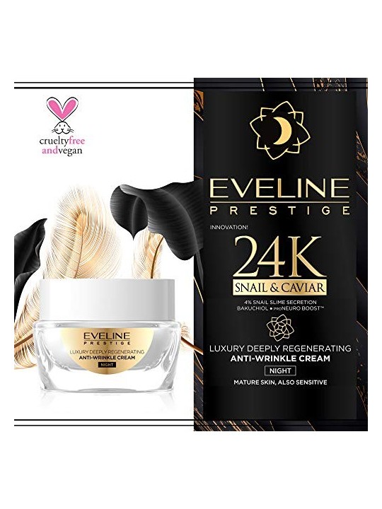 Eveline Cosmetics 24k SnailCaviar Anti-Wrinkle Night Cream