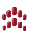 Unghie Elegant Touch LUCIDATE COLORE con colla squoval rosso ricco donna