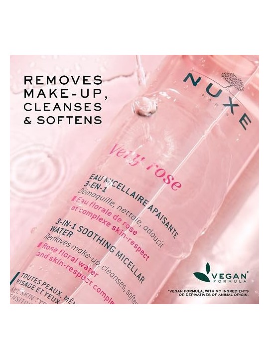 Nuxe Acqua micellare lenitiva 3 in 1 Very Rose - Volume: 200ml donna Nuxe www.essenzetotalstyle.com 