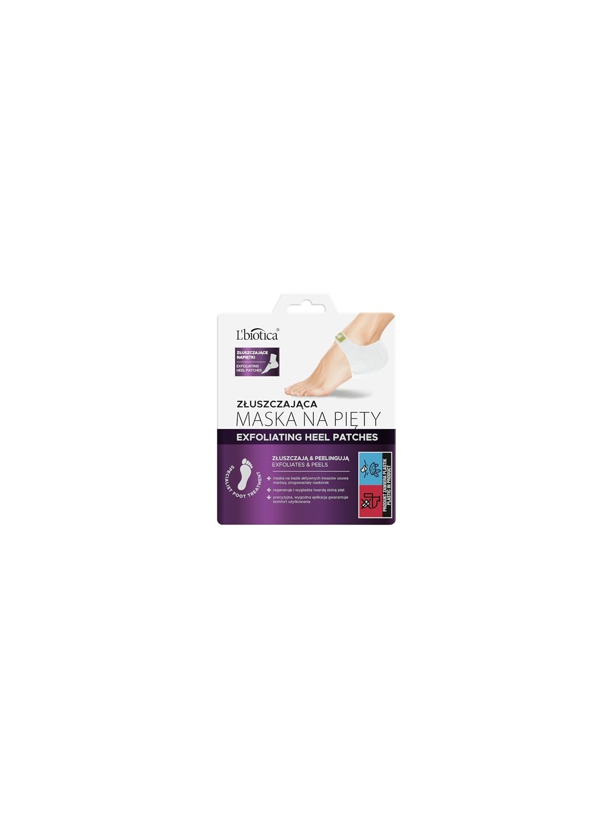 Maschera esfoliante per talloni