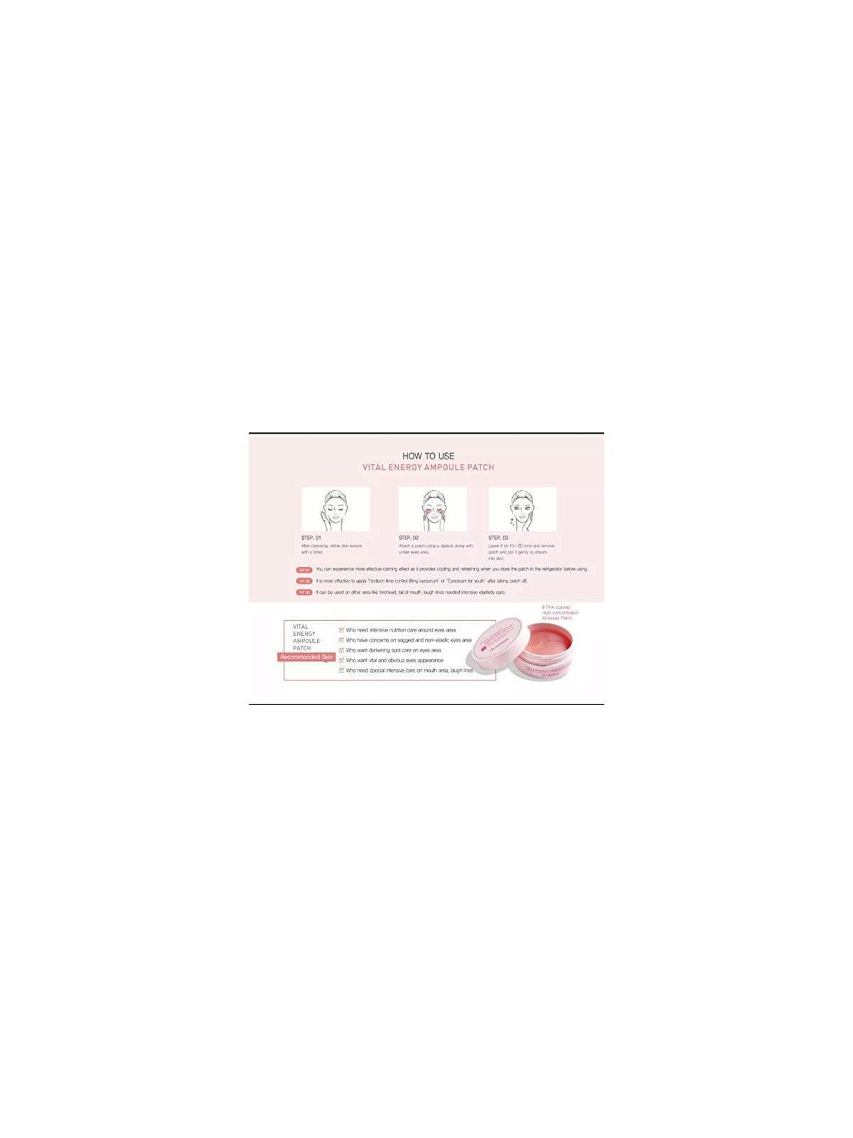 Vital Energy patch occhi ringiovanenti 60 pz