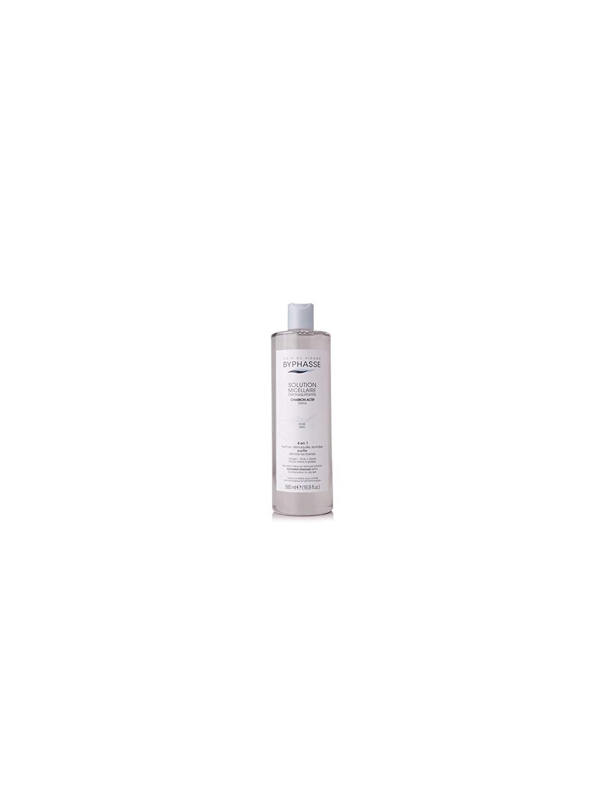 Byphasse SOLUZIONE MICELLARE struccante con carbone attivo 500ml donna Byphasse www.essenzetotalstyle.com 