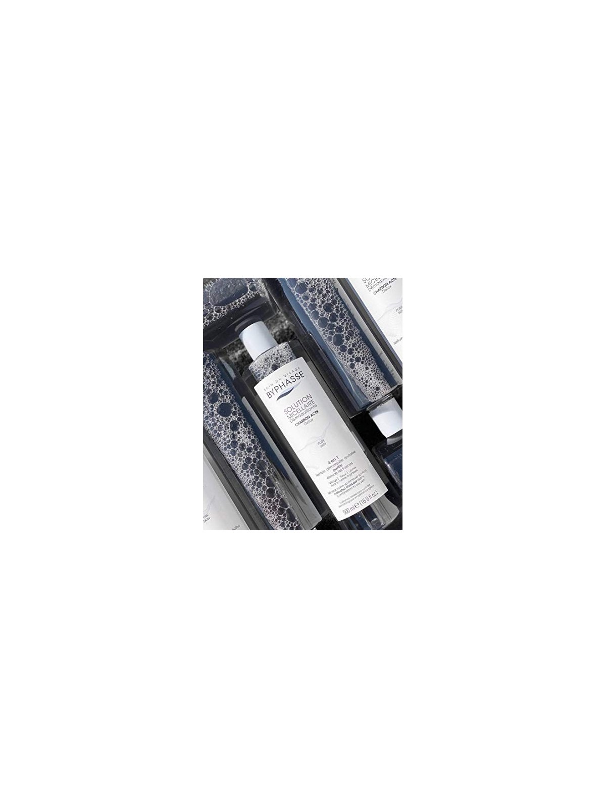 Byphasse SOLUZIONE MICELLARE struccante con carbone attivo 500ml donna Byphasse www.essenzetotalstyle.com 
