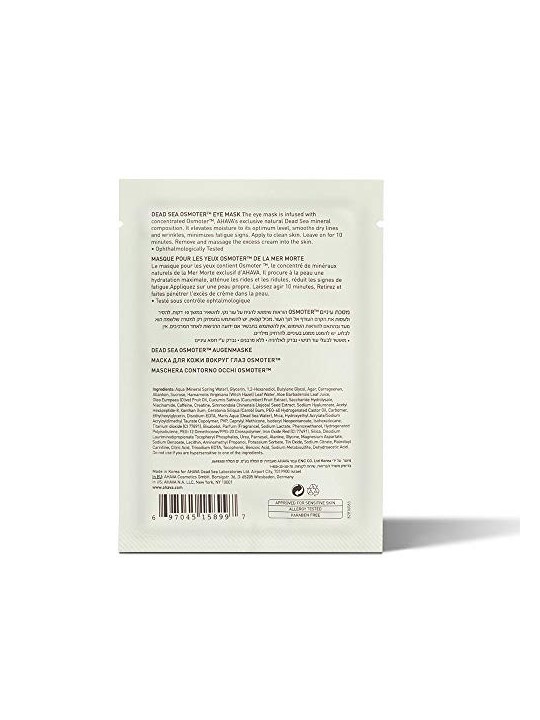 Ahava Dead Sea Osmoter Eye Mask 24g 6 stuks