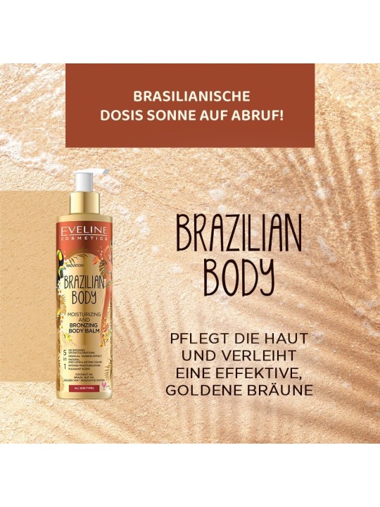 EVELINE Brazilian Body Moisturizing Self-Tanning Balm 200ML