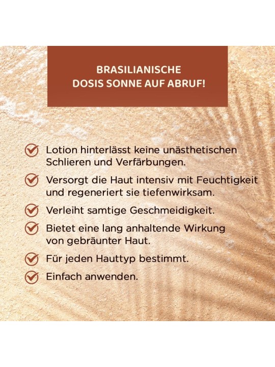 EVELINE Brazilian Body Moisturizing Self-Tanning Balm 200ML