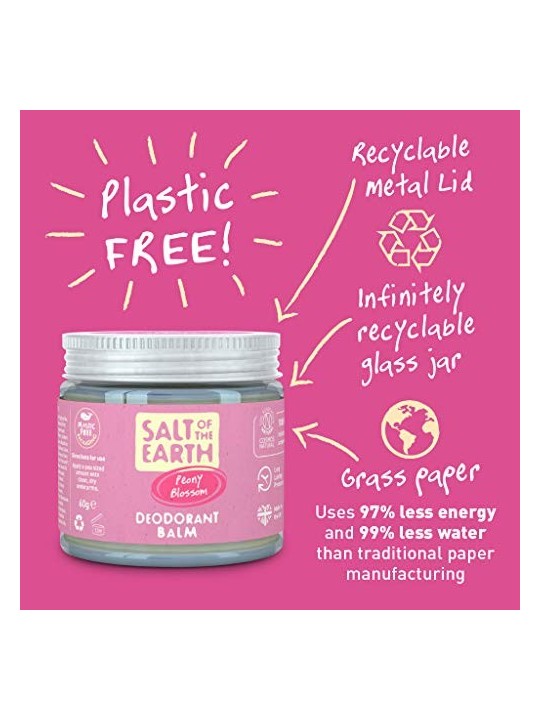 SaltOfTheEarth Balsamo Deodorante ambra e legno di sandalo donna 600g