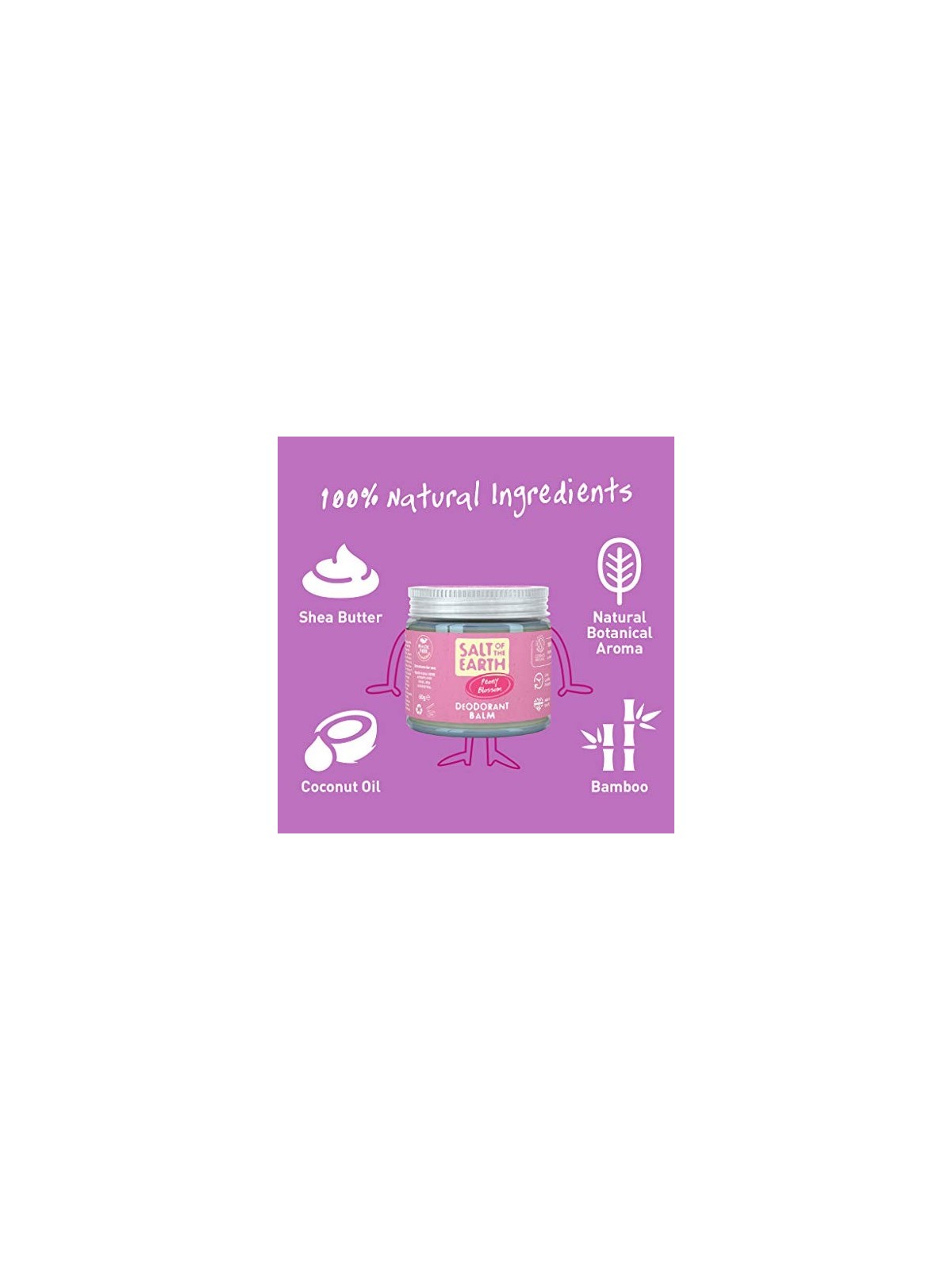 SaltOfTheEarth Balsamo Deodorante ambra e legno di sandalo donna 600g