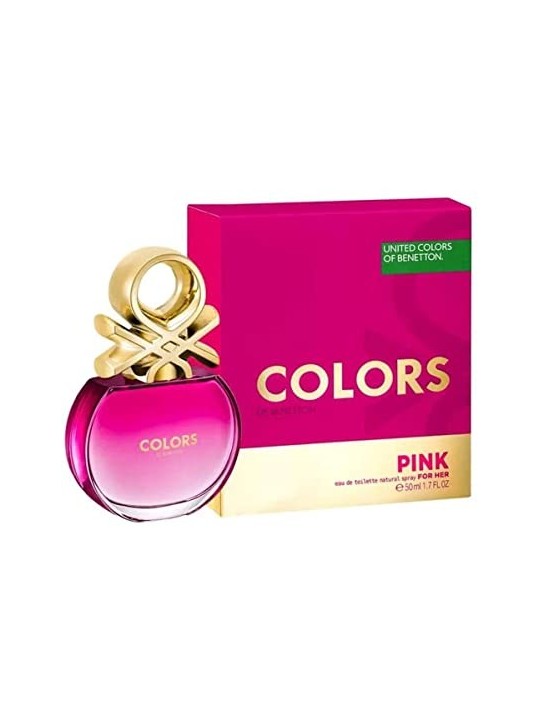 Benetton COLORS PINK eau de toilette spray 50ml unisex