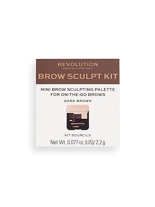 Makeup Revolution Kit per modellare le sopracciglia Set per sopracciglia 22 g donna Dark