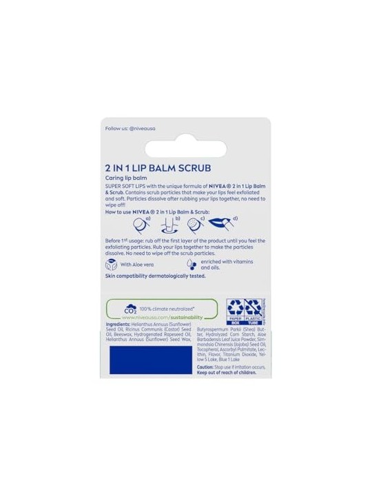 Peeling Labbra NIVEA all'Aloe 55ml