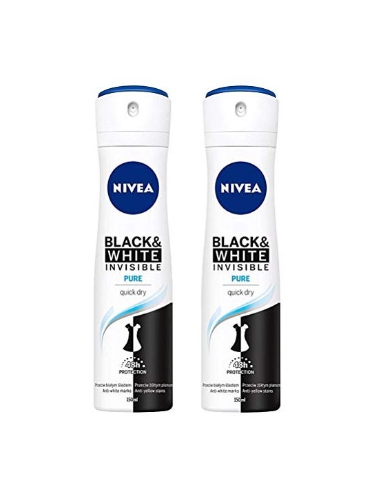 Nivea Invisibile per bianco e nero Puro antitraspirante donna 150ml