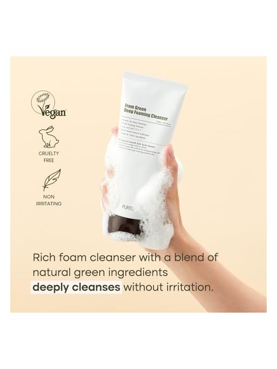 Purito Da Green Deep Foaming Cleanser 150ml
