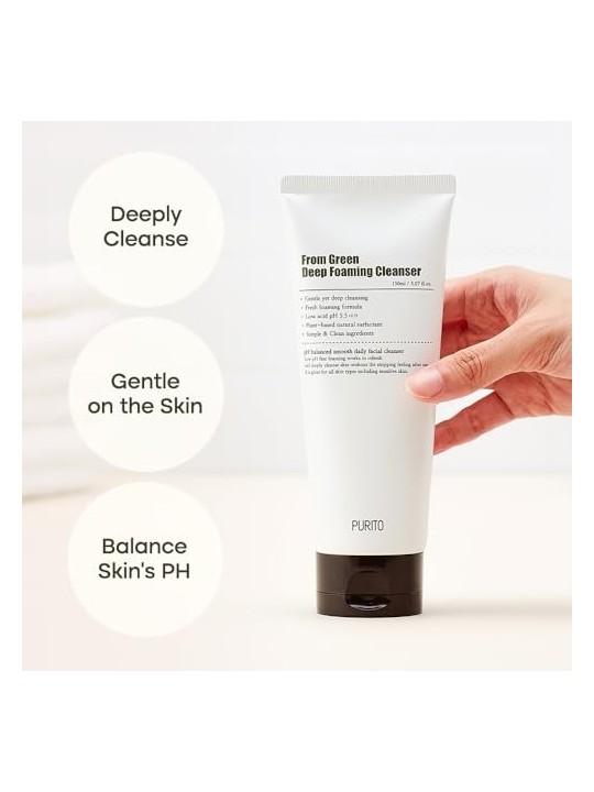 Purito Da Green Deep Foaming Cleanser 150ml