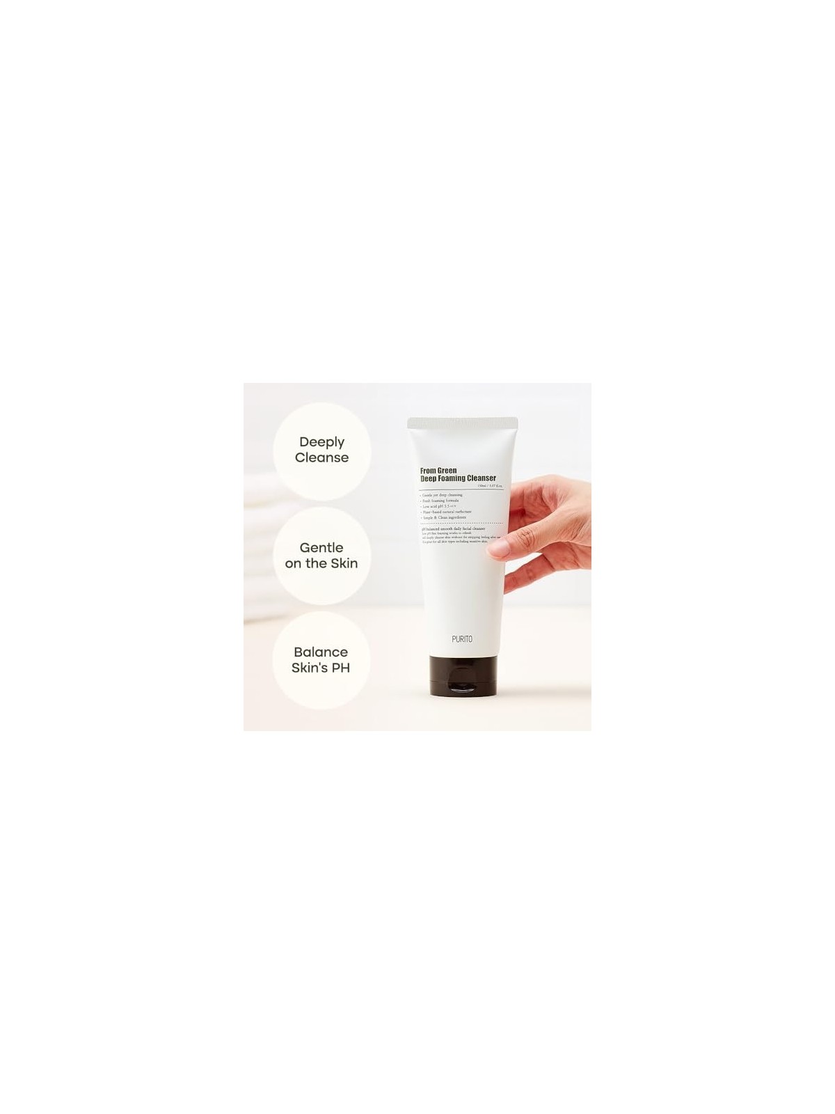 Purito Da Green Deep Foaming Cleanser 150ml