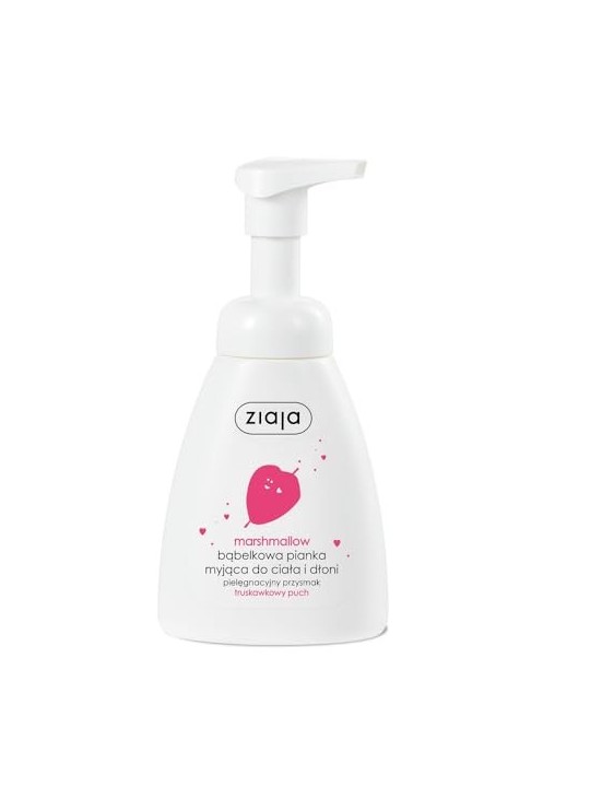 Ziaja Marshmallow Schiuma Detergente Mani e Corpo Sapone liquido donna 250ml