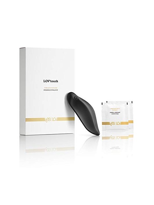 YES FOR LOV Touch vibratore clitorideo per massaggio Nero