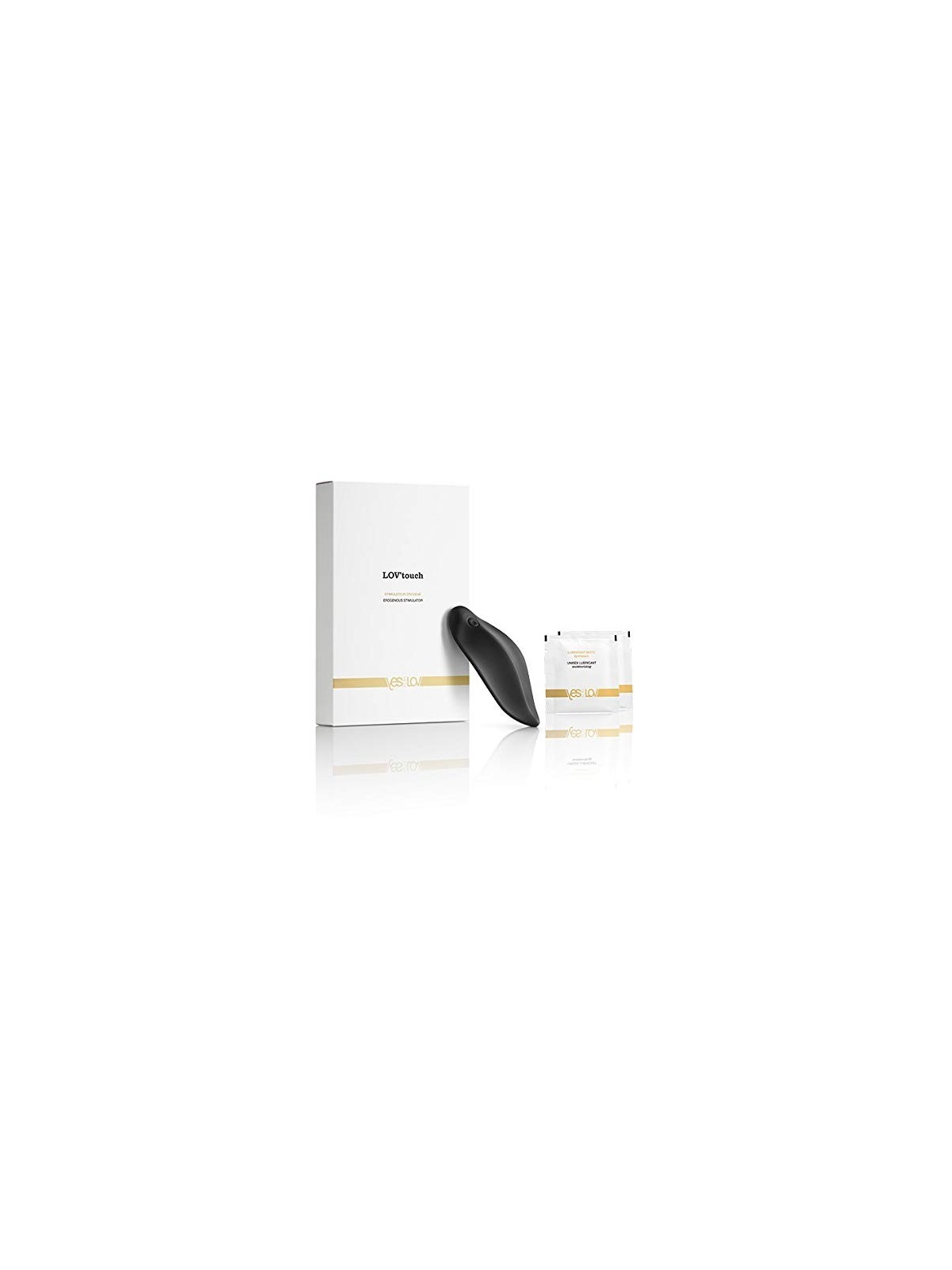YES FOR LOV Touch vibratore clitorideo per massaggio Nero