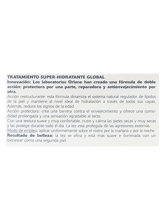 Orlane Hydration Global Concentrato Super Idratante Crema quotidiana per la pelle donna 50ml