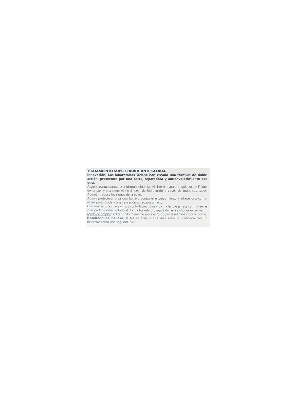 Orlane Hydration Global Concentrato Super Idratante Crema quotidiana per la pelle donna 50ml